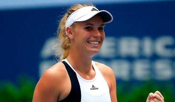 Se billederne: Så meget betød sejren for Caroline Wozniacki