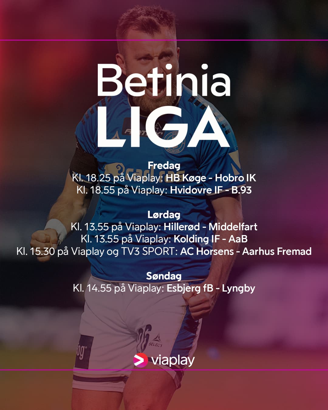 Se ALLE Betinia LIGA-kampe på Viaplay