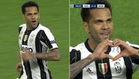 Italiensk eufori over brasiliansk BASKER: Dani Alves gør det til 2-0 mod Monaco