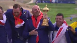 Fed opvarmning: Se de store Ryder Cup-øjeblikke