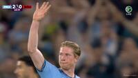 Stående klapsalver: De Bruyne udskiftet i farvel-kamp
