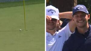 N. Højgaard tæt på hole in one