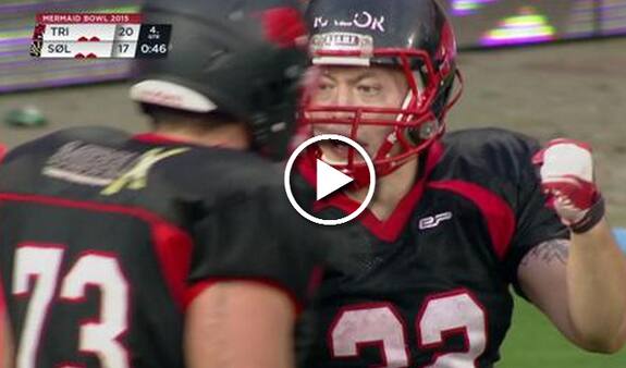 Triangle Razorbacks vinder tæt Mermaid Bowl
