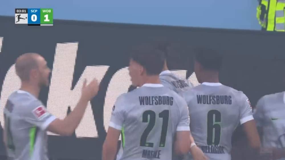 Boom! Wolfsburg i front på flot Daghim-assist