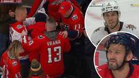 Voldsom episode: Ishockey-fan ramt af pucken - NHL-kamp afbrudt