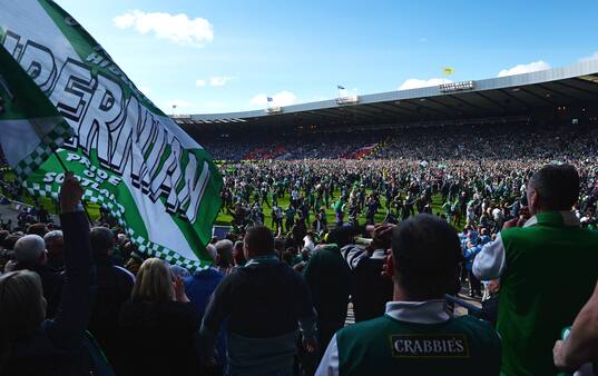 Hibernian-fans får lange karantæner efter pokalskandale