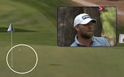 Uheldig fødselar: SÅ tæt på hole-in-one