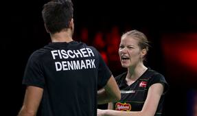 Topseedet par slår Denmark Open-vindere ud i Frankrig