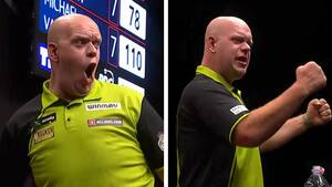 Van Gerwen vinder gyserfinale mod landsmand