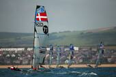 Danske 49'erFX-sejlere vinder VM-bronze i Argentina