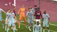 West Ham på vej mod kvartfinalerne: 1-0 mod Brentford