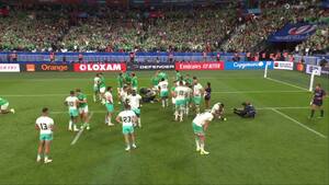 Irske rugby-fans i skønsang efter VM-sejr over Sydafrika