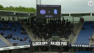 Se billederne: Esbjerg-fans i stor protest mod ejerne - masseudvandrer under kampen