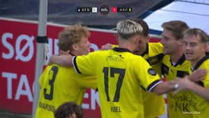 Esbjerg og Aarhus Fremad holder hinanden i midterfeltet