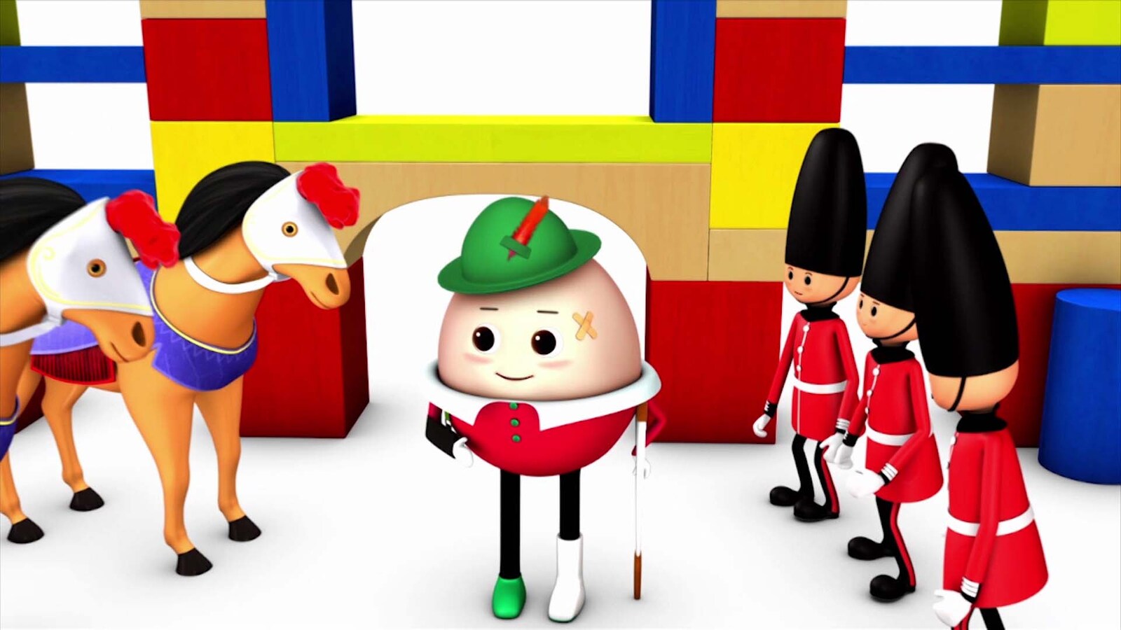 Istui muurilla muna