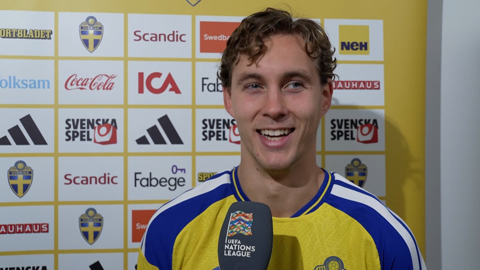 Hampus Skogland efter debuten i landslaget