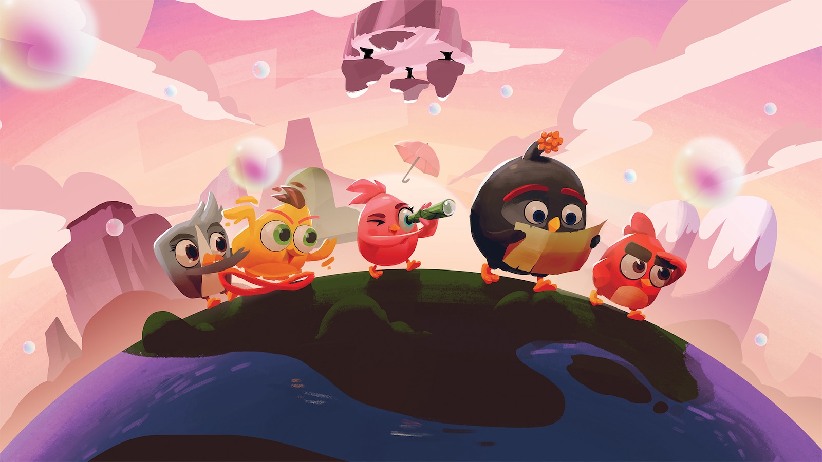 Angry Birds Bubble Trouble