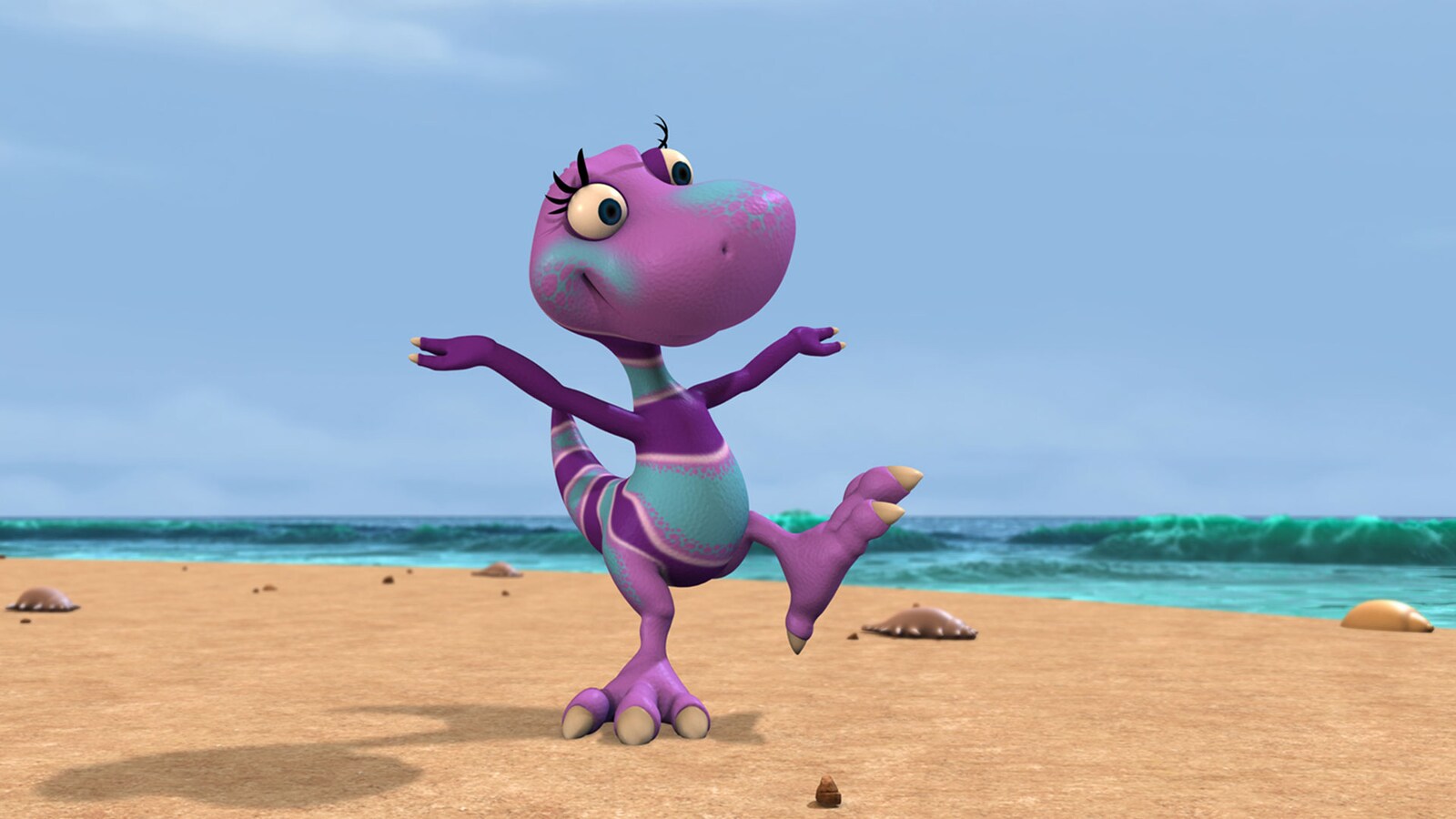 Stora, stampande dinosaurier