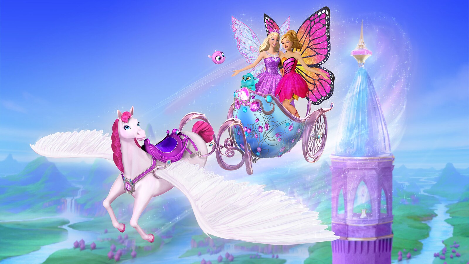 Barbie Mariposa och älvprinsessan