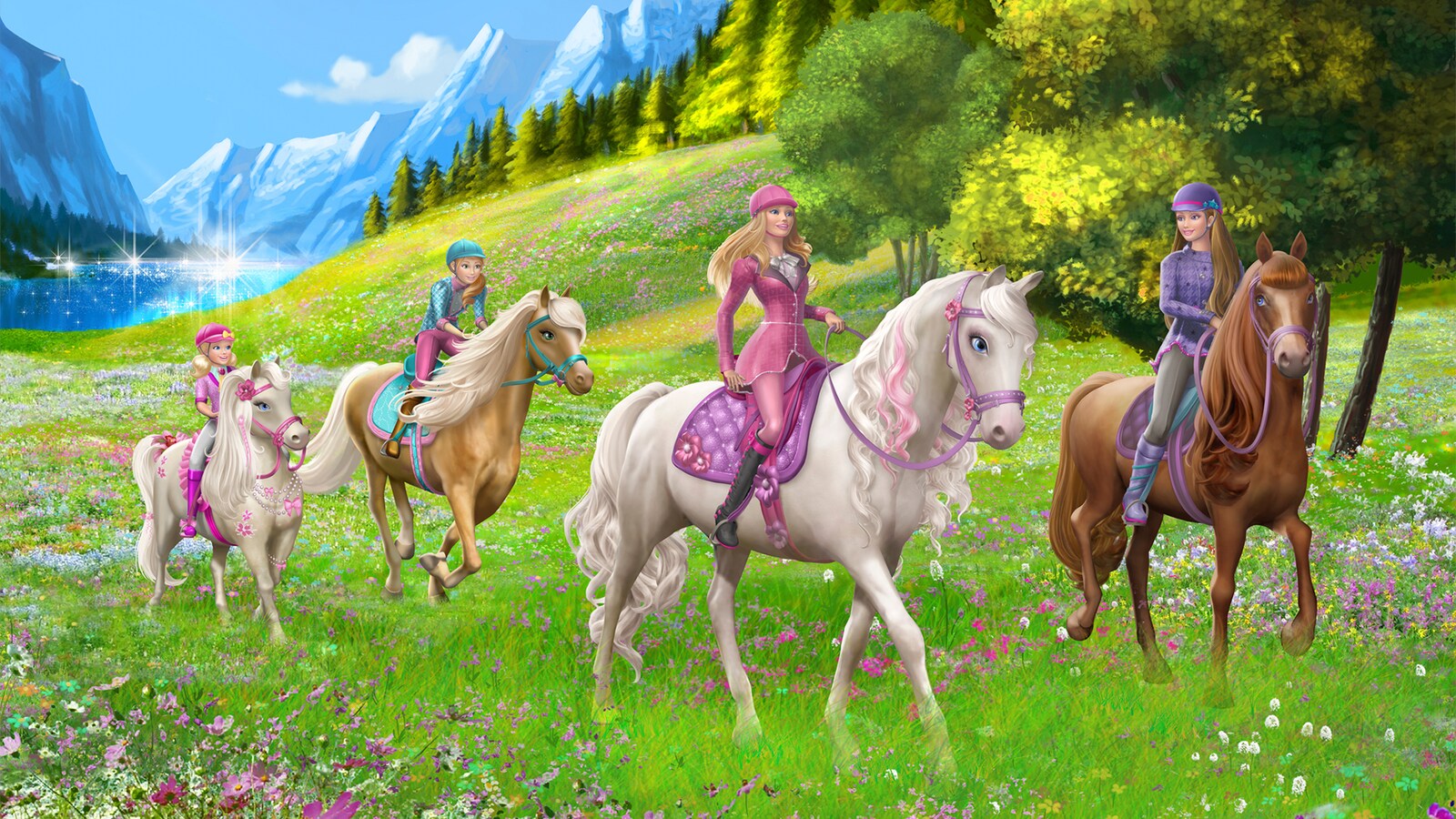 Barbie & hennes systrar i ett hästäventyr