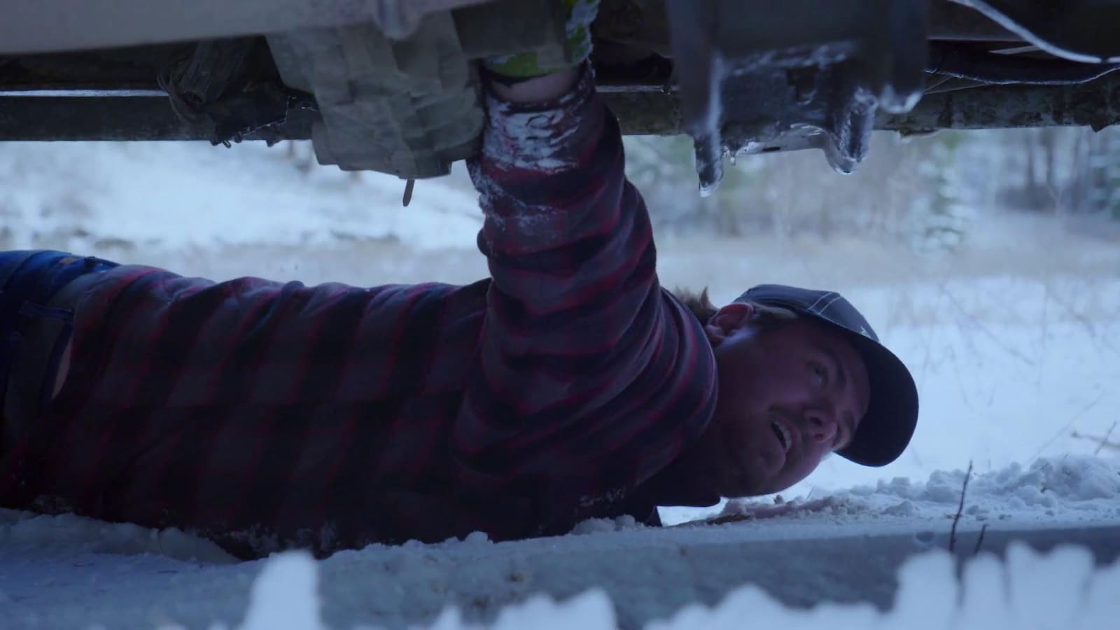 Lastbilschaufförer på småvägar