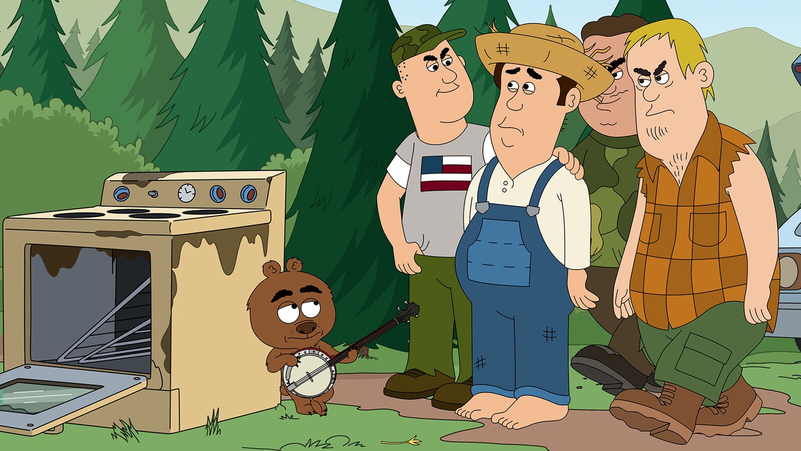 Брикал берри. Бриклберри Brickleberry. Бриклберри Медвежонок.