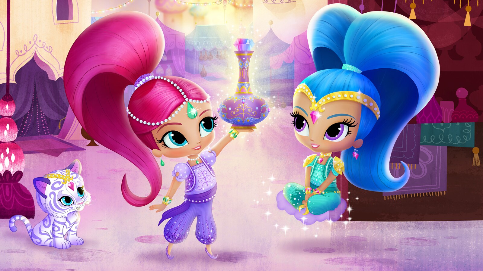 Shimmer and Shine Hair - wide 3