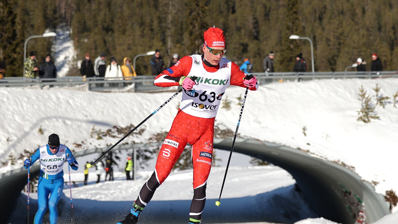 Maastohiihto (M) 3 x 7,5km, viesti, vapaa