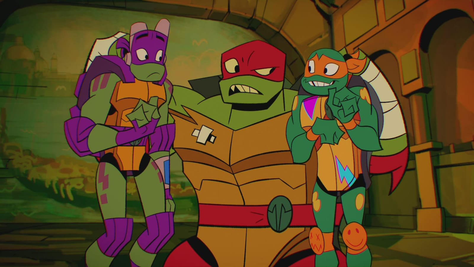 Turtle rise. Raphael rottmnt. Черепашки ниндзя 2020. Rise of the teenage Mutant Ninja Turtles 2018.