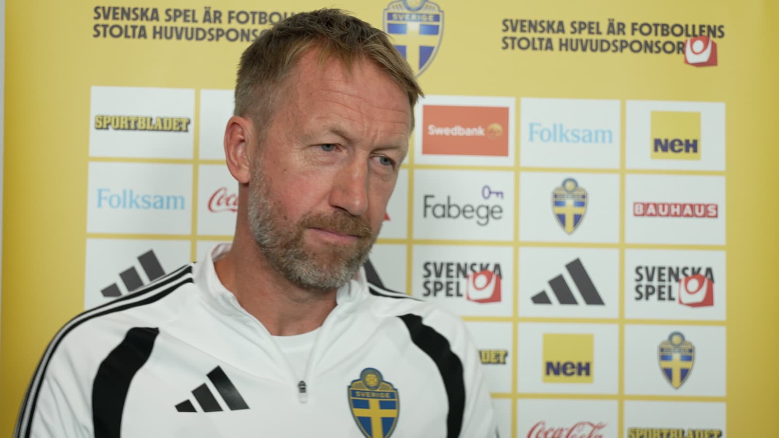 Graham Potter inför Rumänien-Sverige