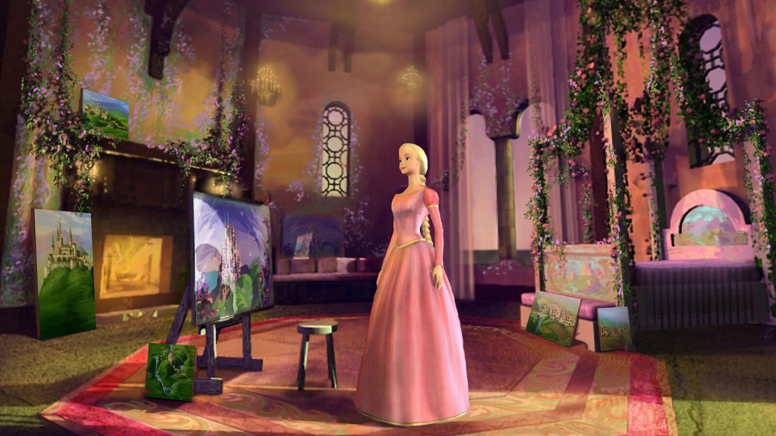 Barbie som Rapunzel