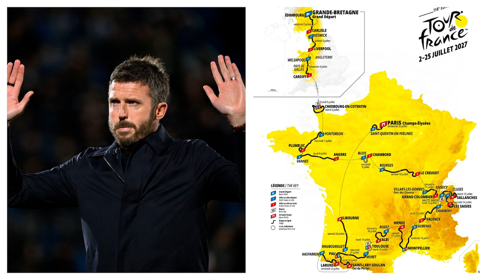 Man United kaos og Tour de France ruten 2027