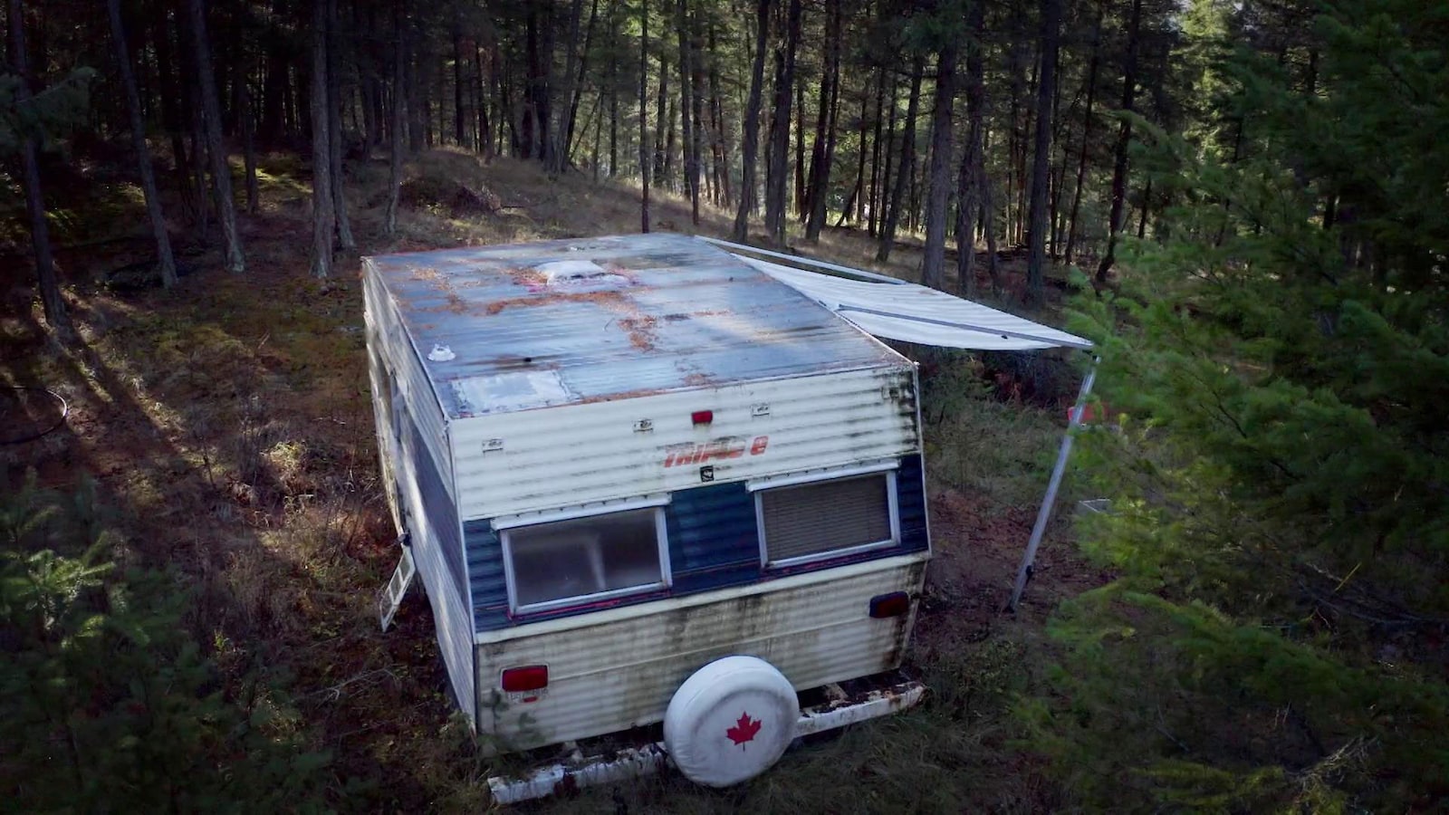 Lastbilschaufförer på småvägar