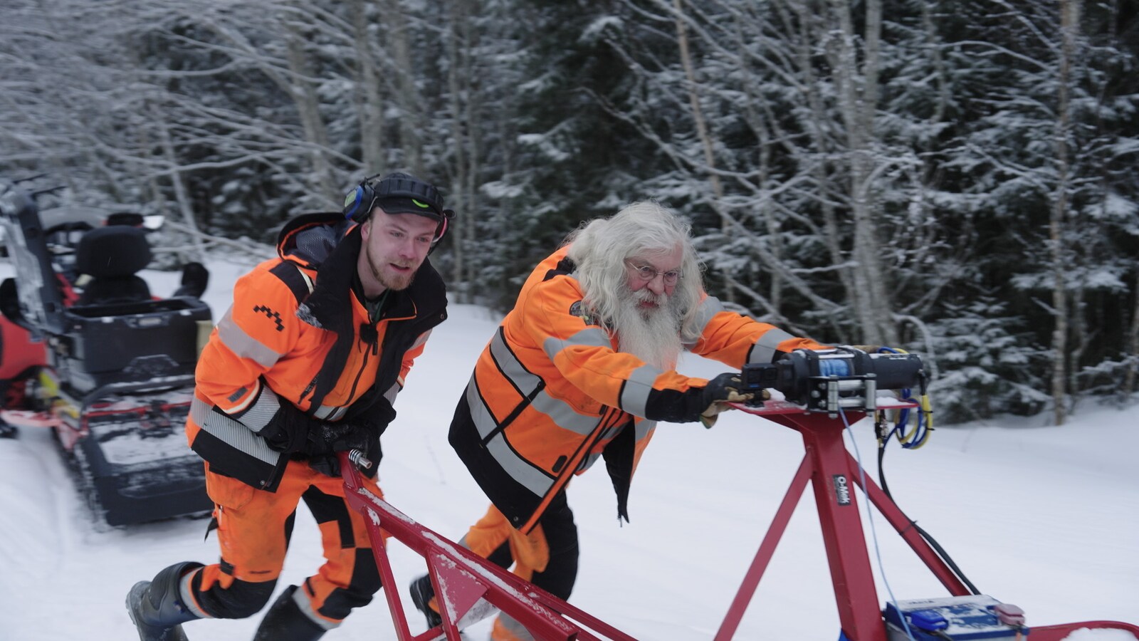 På glattisen