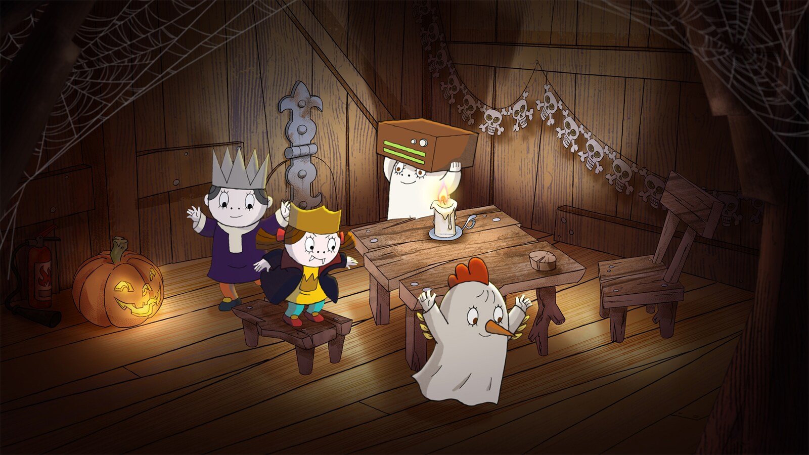 Lilla spöket Laban spökar igen