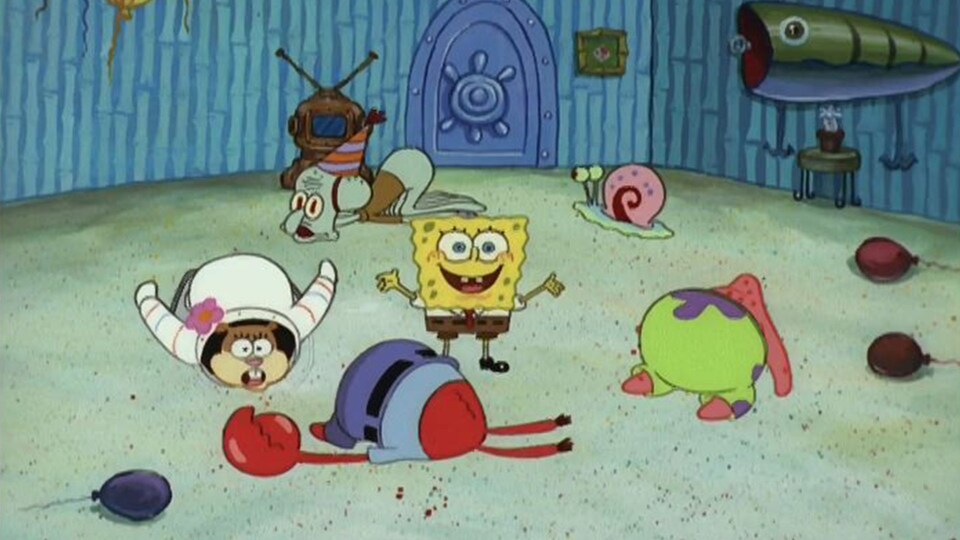 SpongeBob krog op