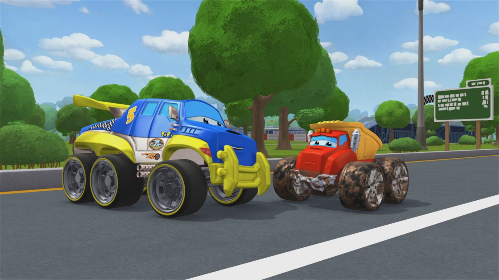 Hvor det er hjul… / Blomsterprakt