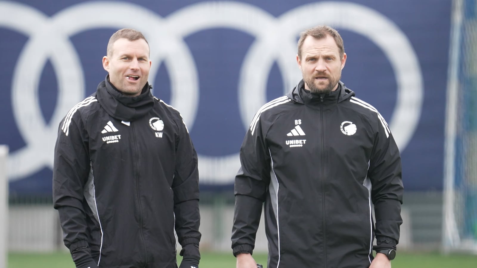 Bo Svensson på træningsbanen i spidsen for FCK